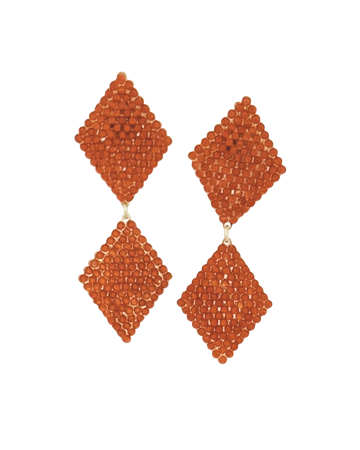 Double Diamond shape earrings