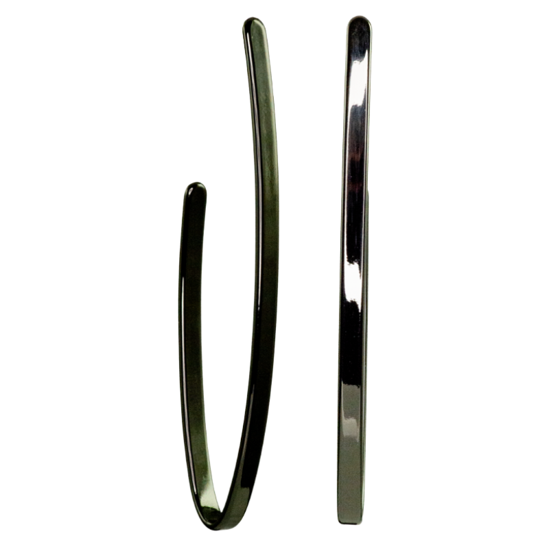 e-3734-gm earring plated in gunmetal