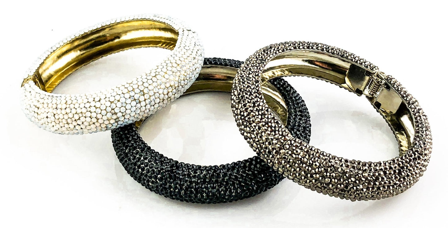 DIMPLES BRACELET - CLÁUDIA LOBÃO -B-1915-SILVER NIGHT -