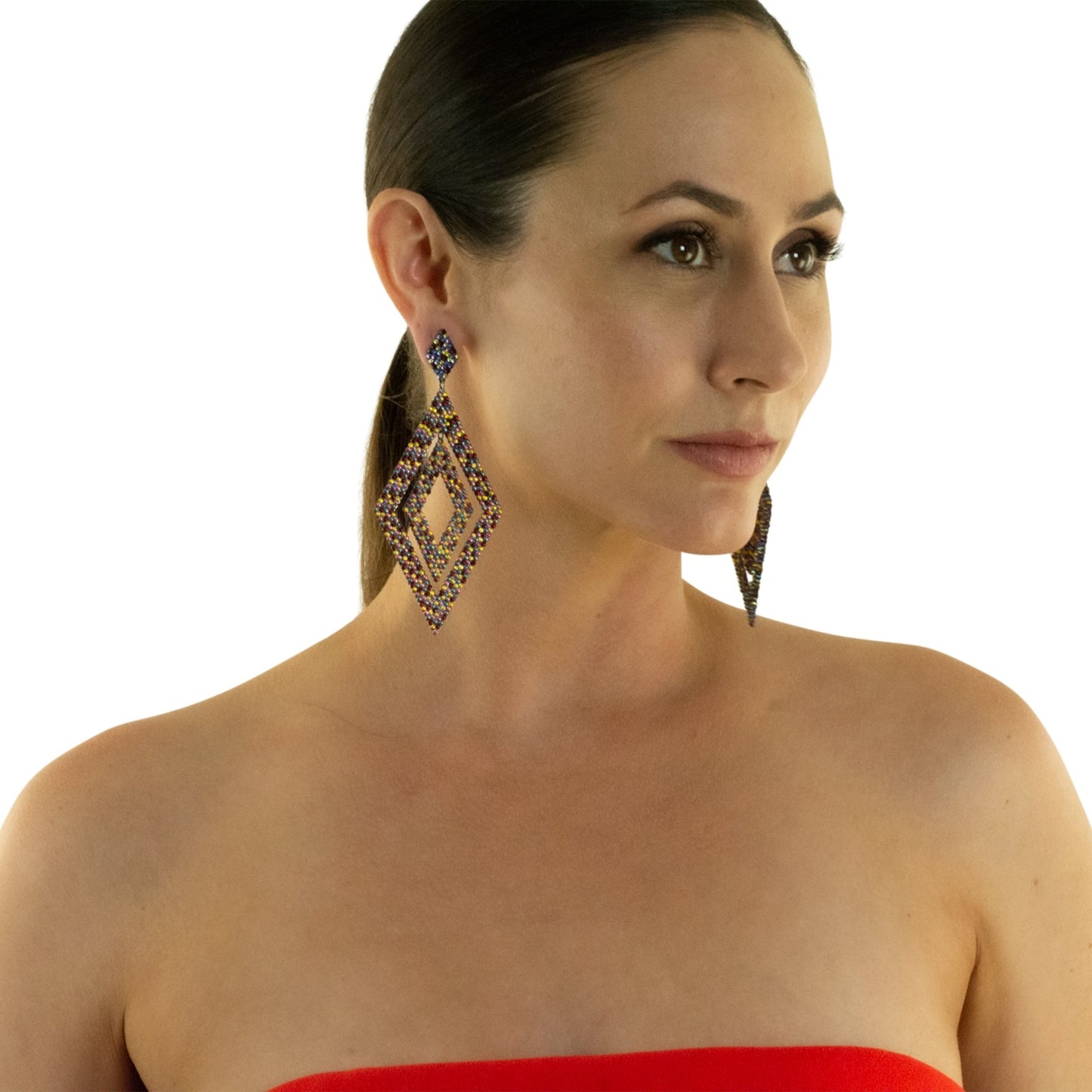 FAITH IN YOU EARRINGS (MULTICOLOR) - CLÁUDIA LOBÃO -e-3627-multi color -