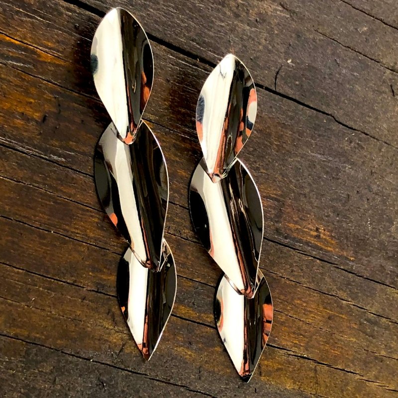 HEAD OVER FEET EARRINGS - CLÁUDIA LOBÃO -e-3558-Gold - Earrings