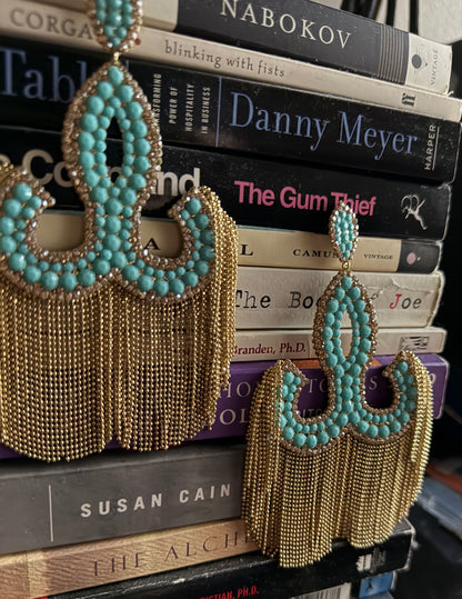FOR KEEPS EARRINGS (Hematite crystals)