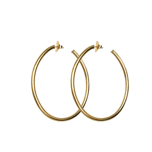 OVAL HOOPS GONE WILD EARRINGS