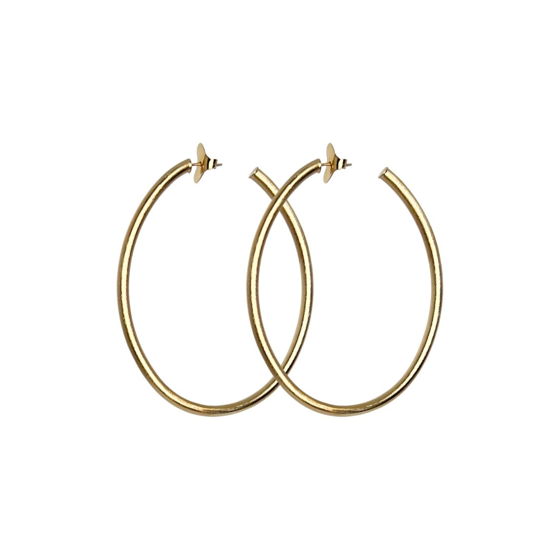 OVAL HOOPS GONE WILD EARRINGS