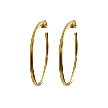 OVAL HOOPS GONE WILD EARRINGS