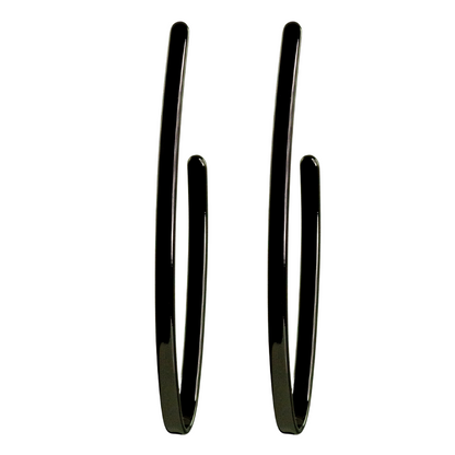 e-3734-gm earring plated in gunmetal