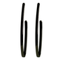 e-3734-gm earring plated in gunmetal