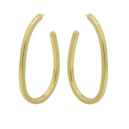 u shaped hoop earring style e-3819-gs