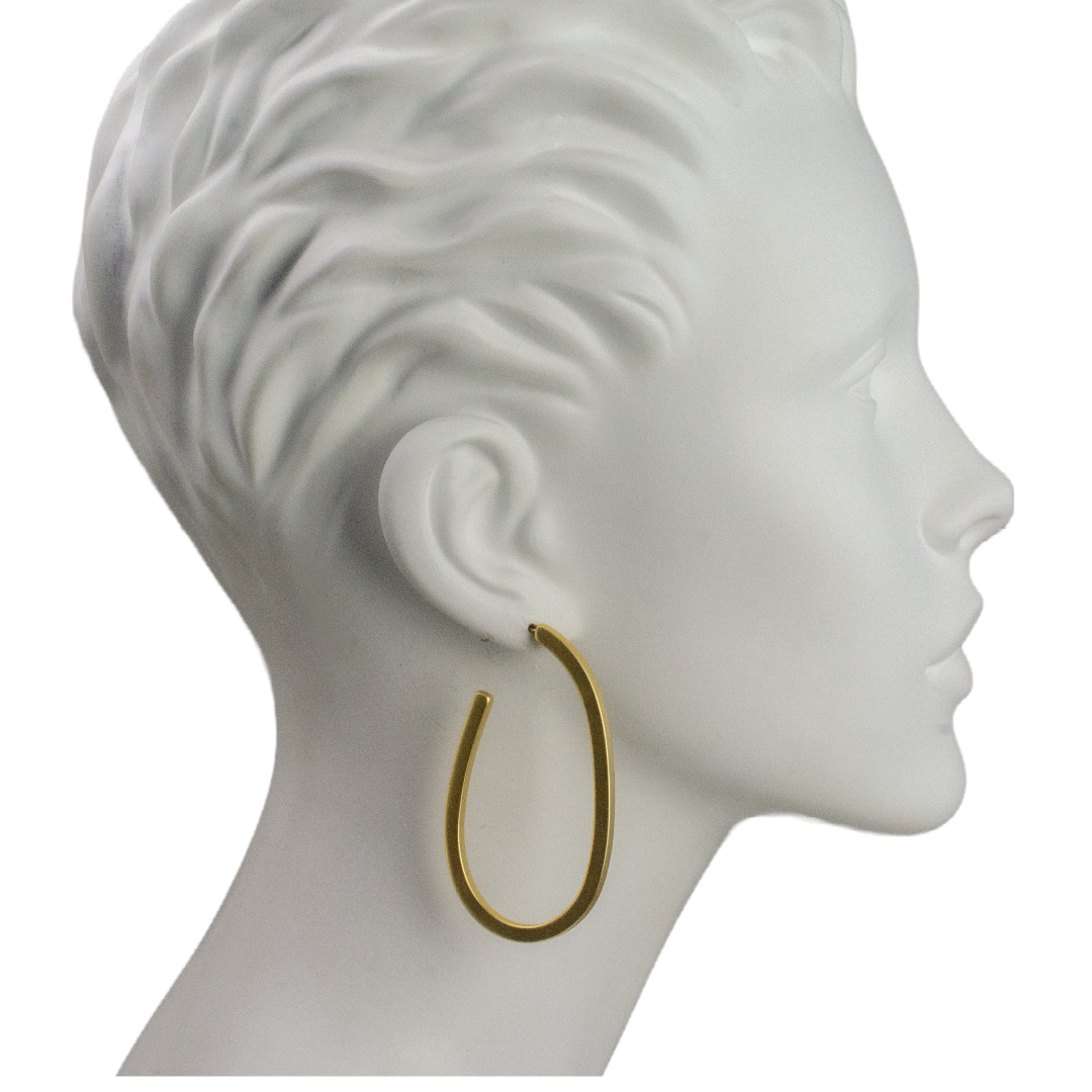 u shaped hoop earring style e-3819-gs
