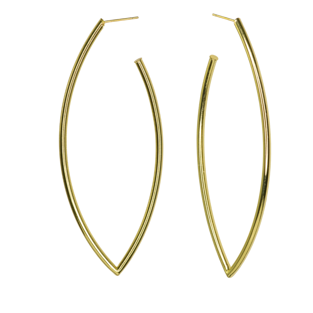 Thin long earrings style e-3823-g