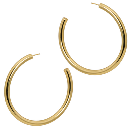 style e-3830 golden hoop earring