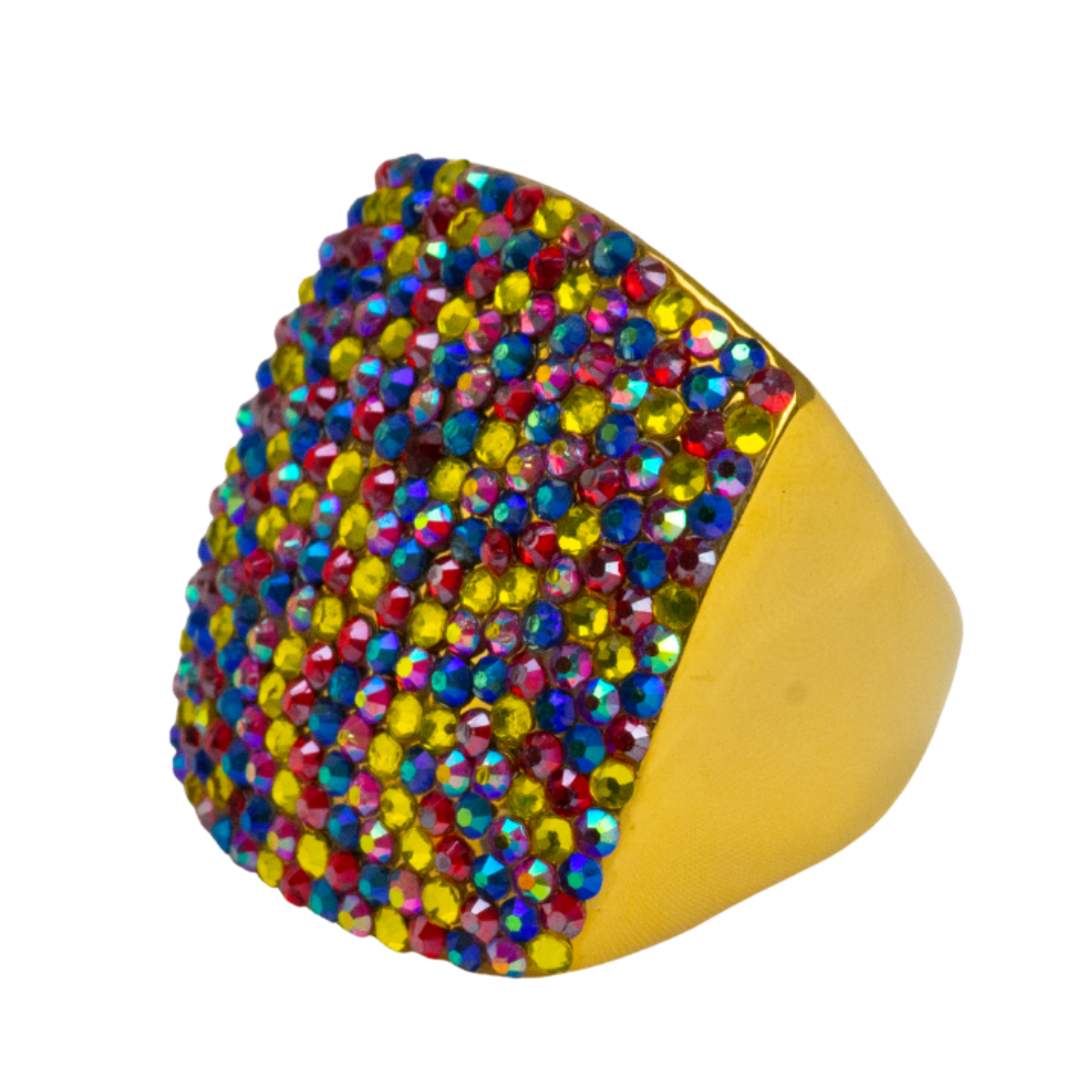 SQUARE RING STYLE R-1750-MULTICOLORED