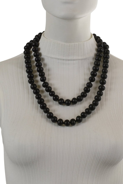 BLACK EYED PEA NECKLACE - CLÁUDIA LOBÃO -N-1636-BB - Necklaces