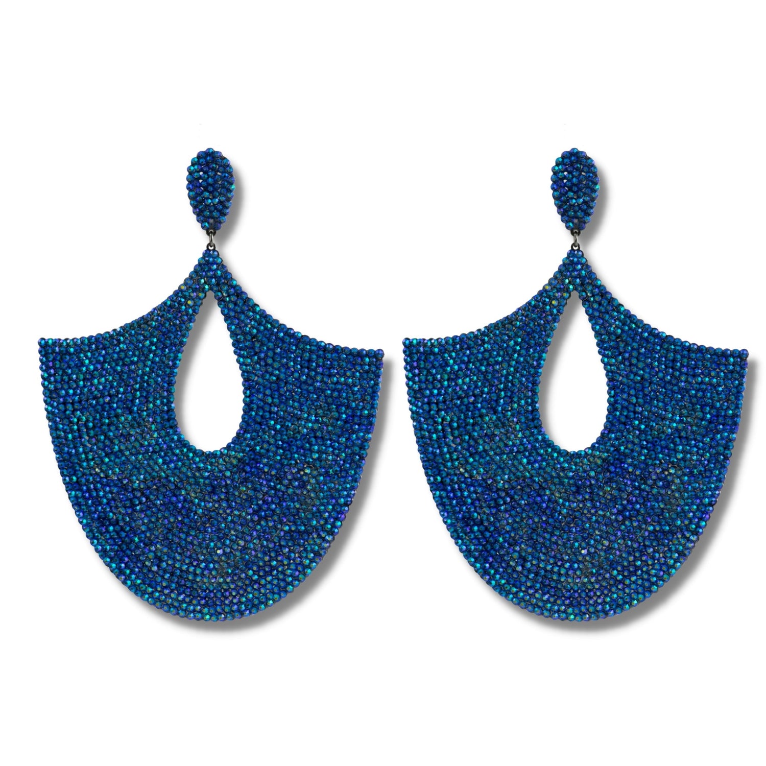 BREATHE EARRINGS (Blue) - CLÁUDIA LOBÃO -E-3607-C - Blue -