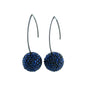 CRYSTAL DROPS EARRINGS (Blue) - CLÁUDIA LOBÃO -E-1971-BLU -