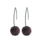 CRYSTAL DROPS EARRINGS (Merlot) - CLÁUDIA LOBÃO -E-1971-merlot - Earrings