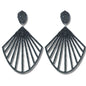 DECO BREEZE EARRINGS (Black) - CLÁUDIA LOBÃO -E-2052-black -