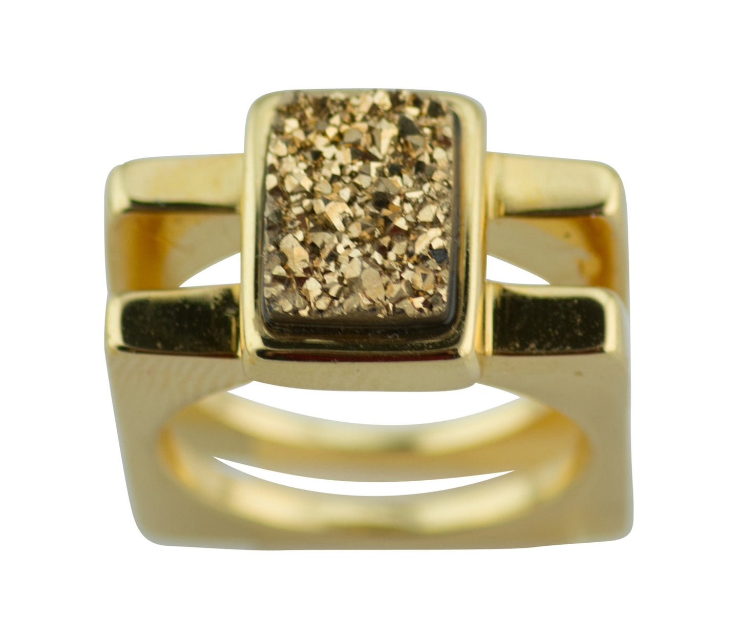 DESCRIBE YOURSELF RING - CLÁUDIA LOBÃO -R-2056-#6 GOLD -