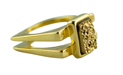 DESCRIBE YOURSELF RING - CLÁUDIA LOBÃO -R-2056-#9 GOLD -