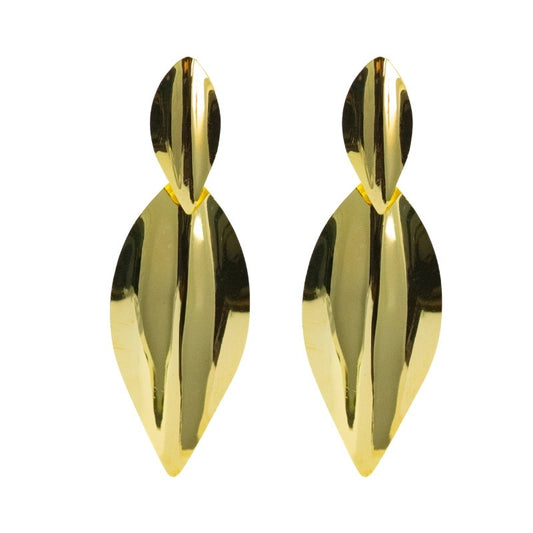 DRESSED EARRINGS - CLÁUDIA LOBÃO -E-3526-GOLD - Earrings