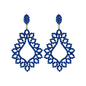 FUNK EARRINGS - CLÁUDIA LOBÃO -e-3588- blue -