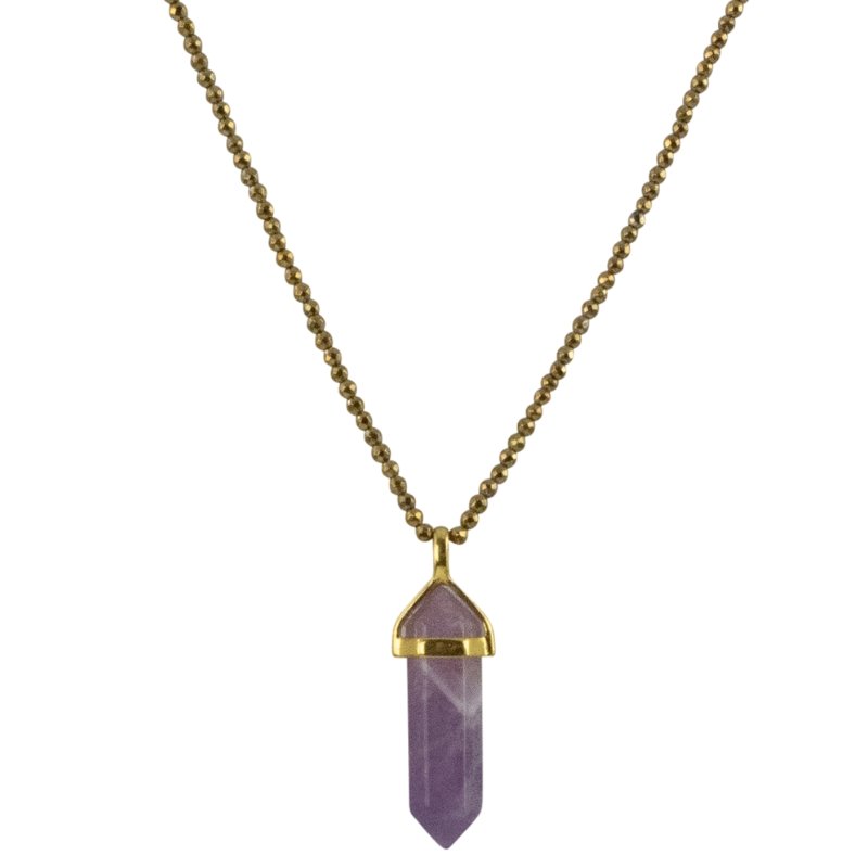 HOT PANTS (Amethyst) NECKLACE - CLÁUDIA LOBÃO -vn-1062-amy - Necklaces