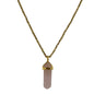 HOT PANTS (Rose Quartz) NECKLACE - CLÁUDIA LOBÃO -vn-1062-rose - Necklaces