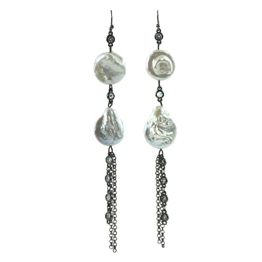 HOUSE OF THE RISING PEARLS EARRINGS - CLÁUDIA LOBÃO -VE-1088-PRL -