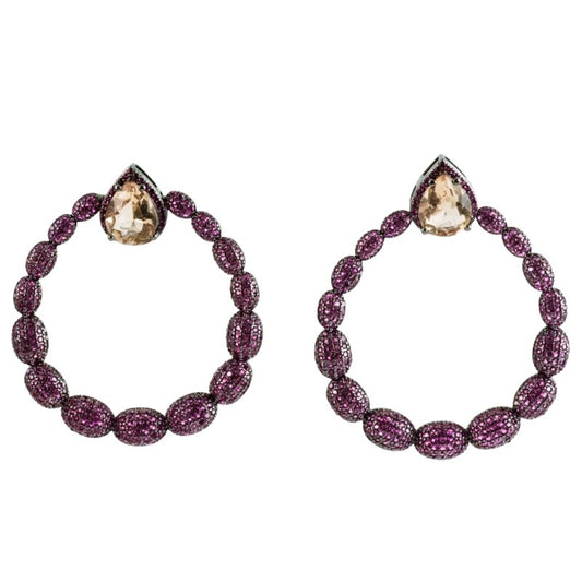 I ALWAYS TALK WITH ANGELS EARRINGS - CLÁUDIA LOBÃO -VE-1114-PINK - Earrings
