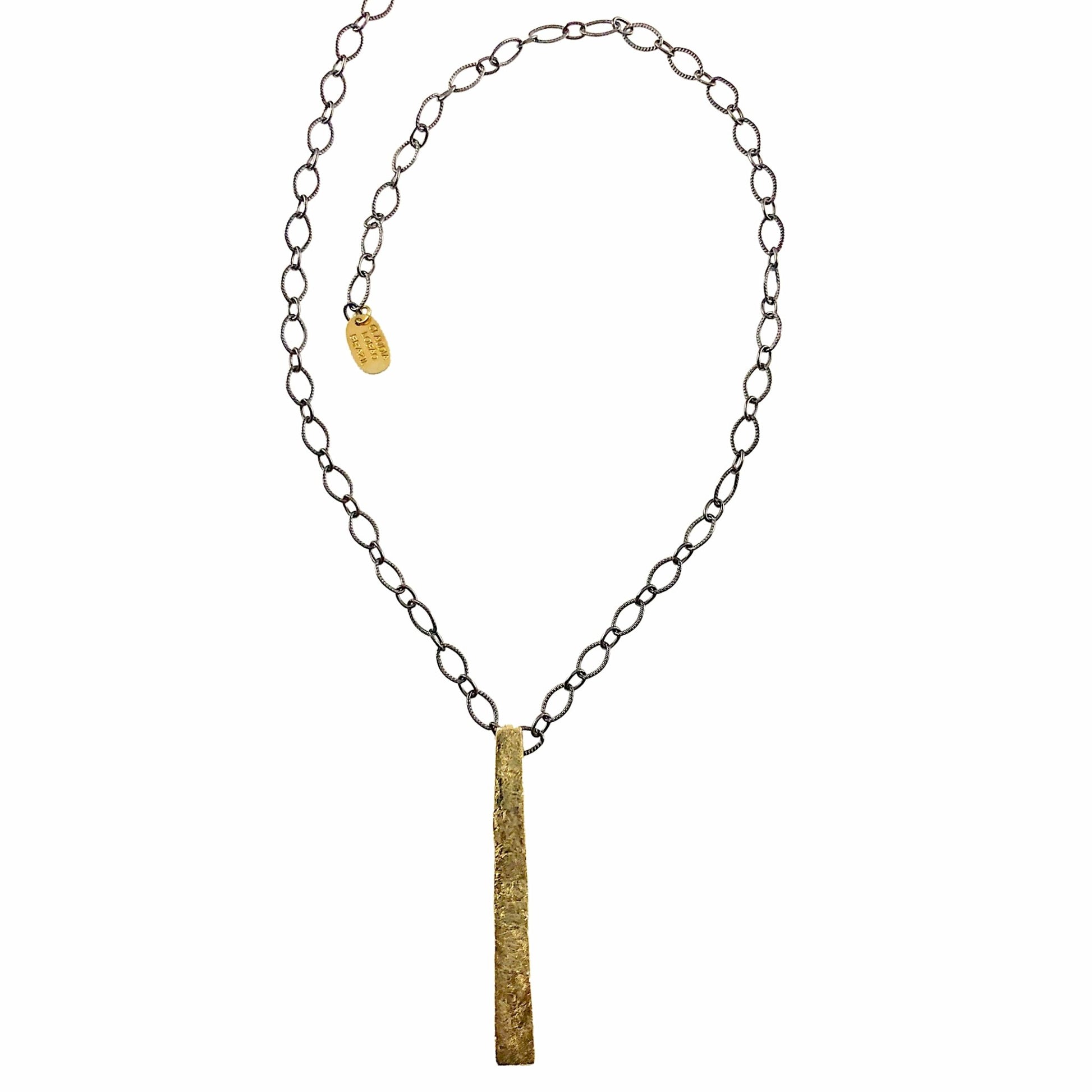 GOLDEN STICK NECKLACE - CLÁUDIA LOBÃO -N-2095-G-LONG -