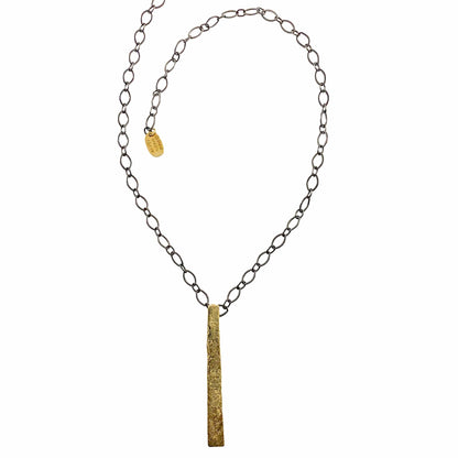 GOLDEN STICK NECKLACE - CLÁUDIA LOBÃO -N-2095-G-LONG -