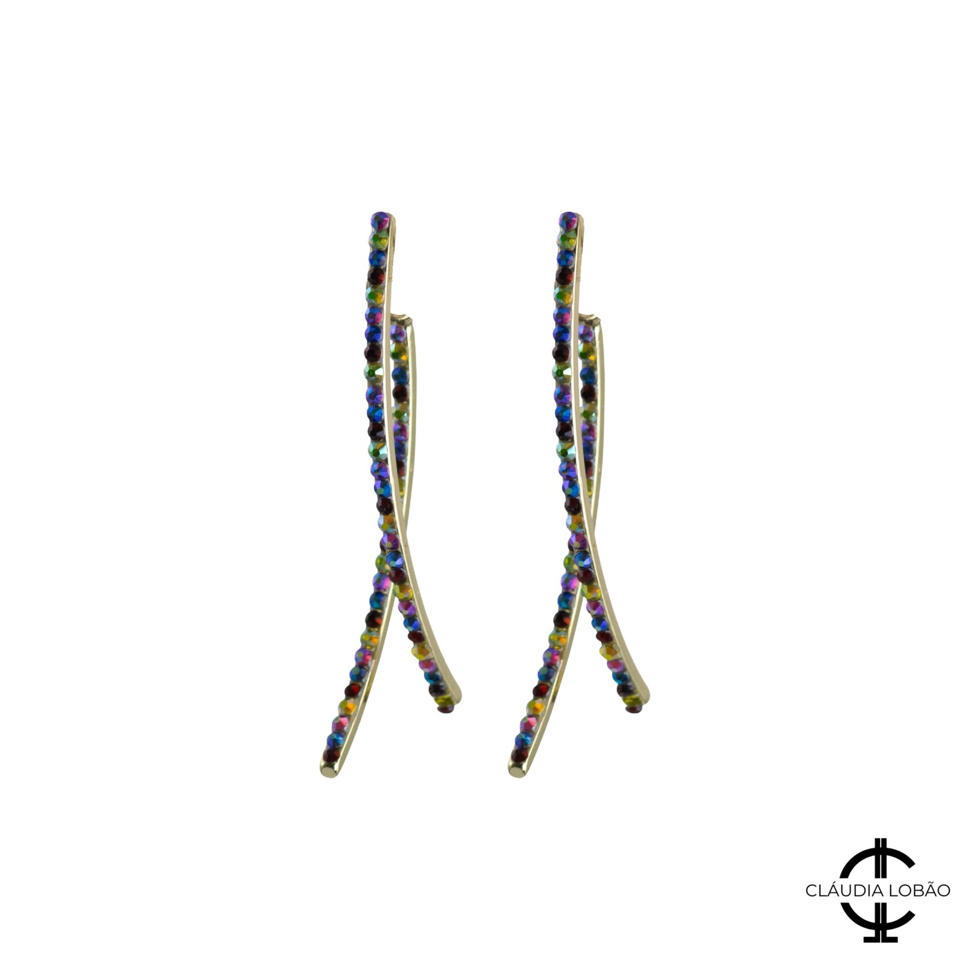 J'ADORE MES PETITES BOUCLES D'OREILLES - CLÁUDIA LOBÃO -E-3703-C-MIX -