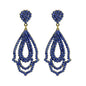 LONG DISTANCE EARRINGS (Blue) - CLÁUDIA LOBÃO -E-3585-blue -