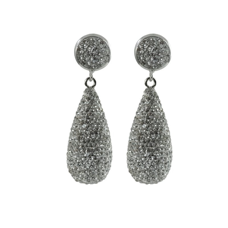 MINI CHUB EARRINGS (Silver) - CLÁUDIA LOBÃO -VE-1073-SILVER -