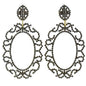 MIRROR ON THE WALL ... EARRINGS (Black) - CLÁUDIA LOBÃO -E-1972-C BLACK - Earrings