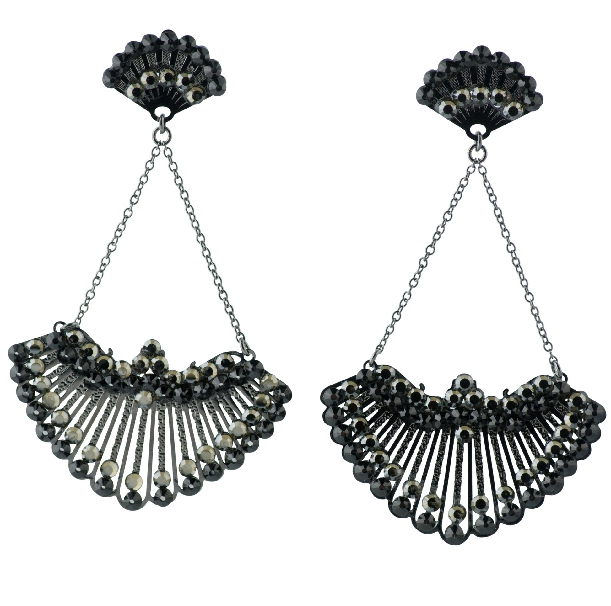 MORE BOUNCE EARRINGS (Black) - CLÁUDIA LOBÃO -E-1977-black -