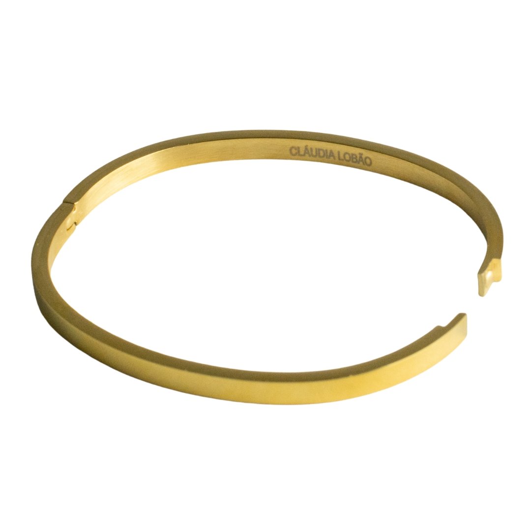 DAYS GO BY BANGLE - CLÁUDIA LOBÃO -B-1927-GOLD - Bracelets