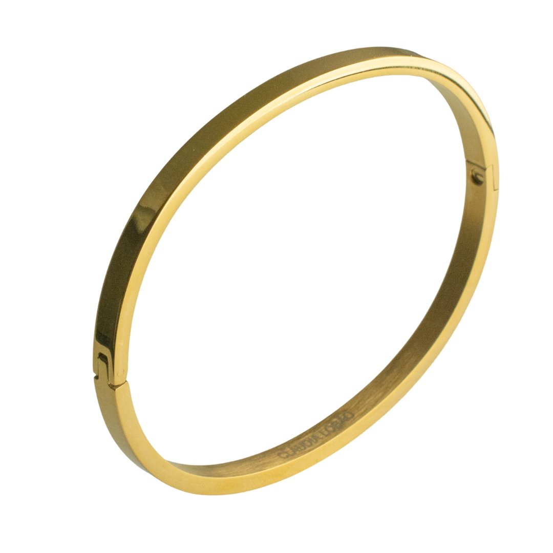 DAYS GO BY BANGLE - CLÁUDIA LOBÃO -B-1927-GOLD - Bracelets