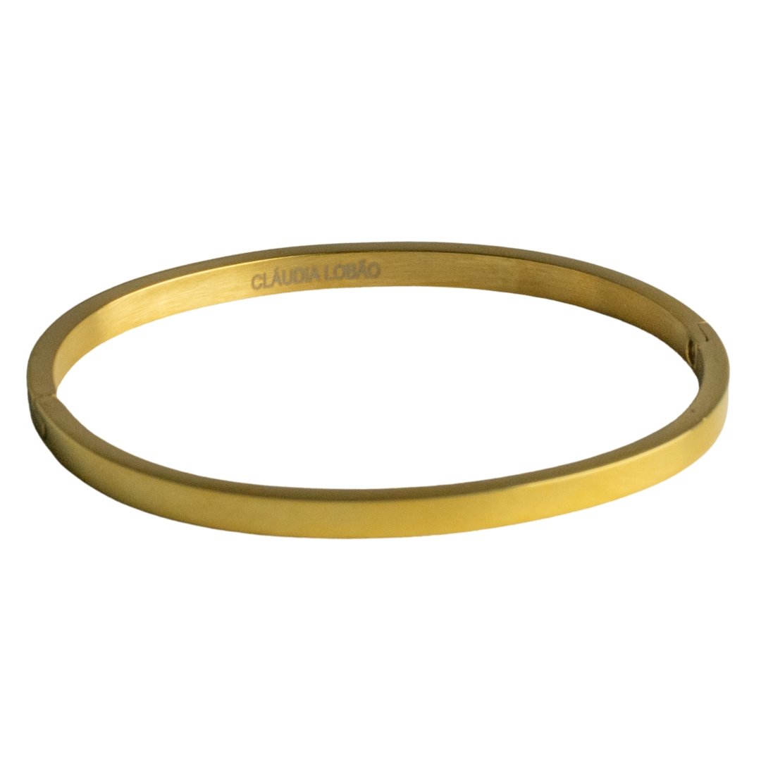 DAYS GO BY BANGLE - CLÁUDIA LOBÃO -B-1927-GOLD - Bracelets