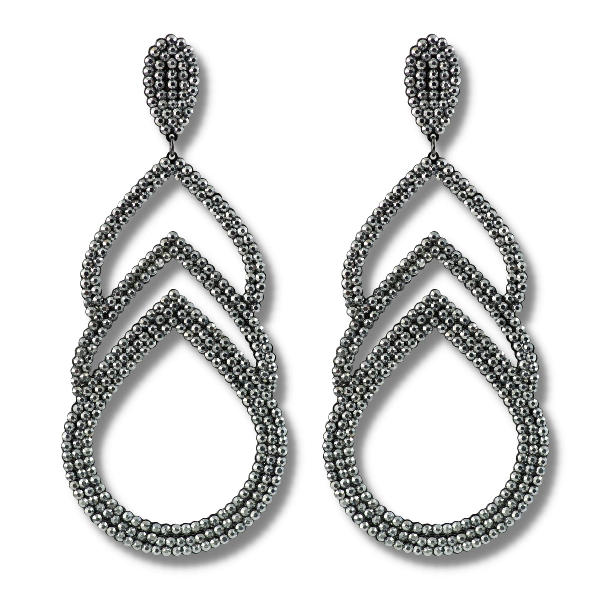 MUST BE THE PLACE EARRINGS (Silver) - CLÁUDIA LOBÃO -E-3622-C SILVER -