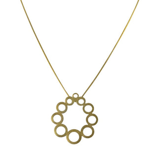 ON THE ROAD TO CIRCLES NECKLACE - CLÁUDIA LOBÃO -N-1985-g - Necklaces