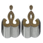 FOR KEEPS EARRINGS (Gold crystals) - CLÁUDIA LOBÃO -E-3644-GOLD -