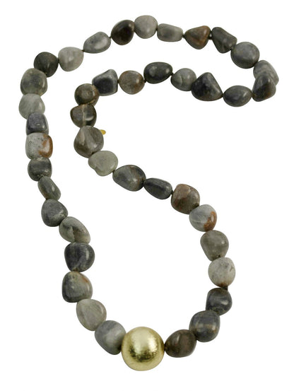 ROCK AND A HARD PLACE (Jasper) NECKLACE - CLÁUDIA LOBÃO -N-1550-JASPER -