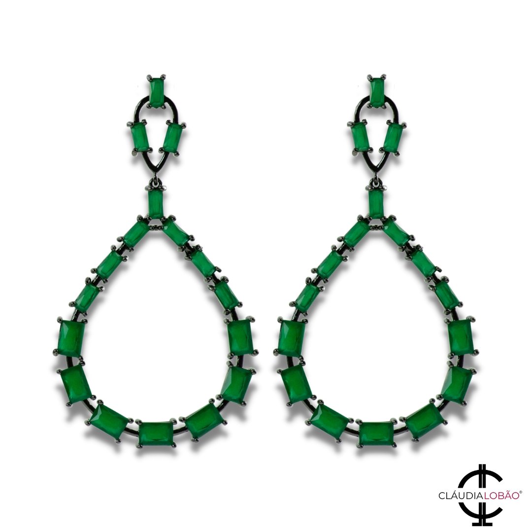 SAY HELLO TO ALWAYS EARRINGS - CLÁUDIA LOBÃO -VE-1117-GREEN - Earrings