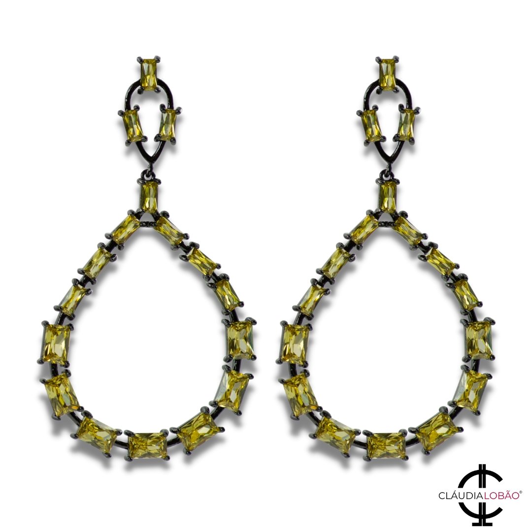 SAY HELLO TO ALWAYS EARRINGS - CLÁUDIA LOBÃO -VE-1117-YELLOW - Earrings