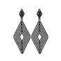 SPIRITED EARRINGS - CLÁUDIA LOBÃO -E-1973-black - Earrings