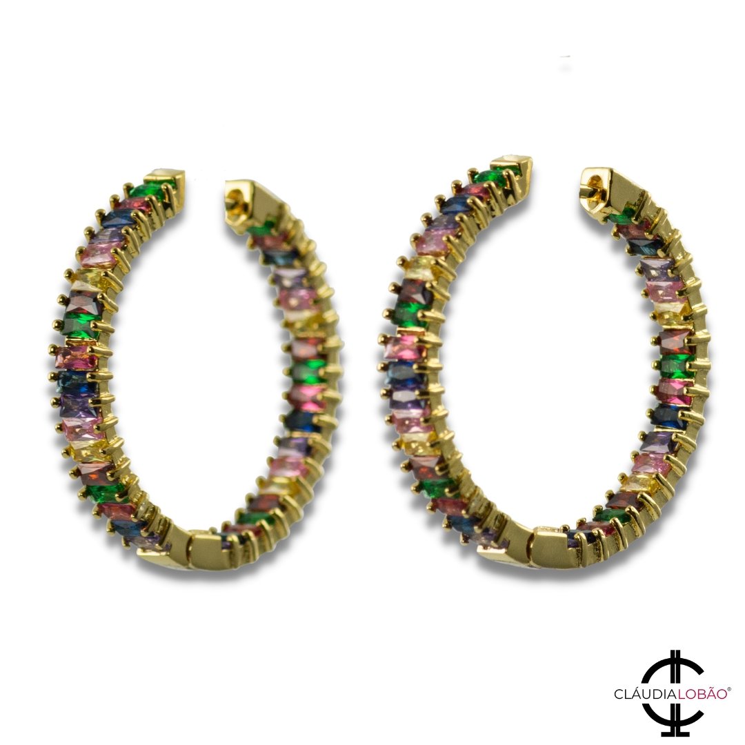 SUNSHINE, LOLLIPOPS & RAINBOWS EARRINGS - CLÁUDIA LOBÃO -VE-1118-G - Earrings