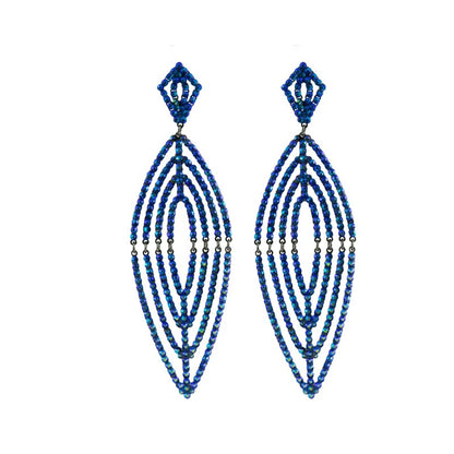 PRESSURE EARRINGS (Blue) - CLÁUDIA LOBÃO -E-3635-C BLUE -