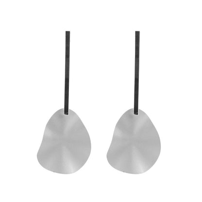 WHITE-KNUCKLE GRIP EARRINGS - CLÁUDIA LOBÃO -E-3517-rhodium-white - Earrings